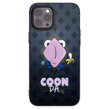 Picasee silikonový černý obal pro Apple iPhone 12 Pro Max - COONDA chlupatka - tmavá