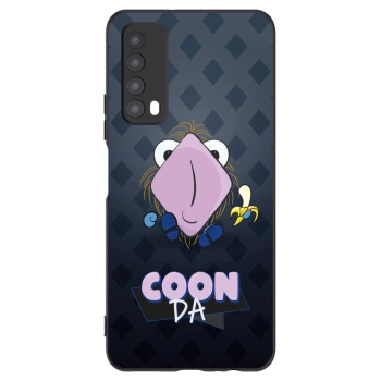 Picasee silikonový černý obal pro Huawei P Smart 2021 - COONDA chlupatka - tmavá
