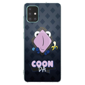 Picasee silikonový průhledný obal pro Samsung Galaxy M51 M515F - COONDA chlupatka - tmavá