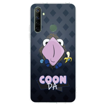 Picasee silikonový průhledný obal pro Realme 6i - COONDA chlupatka - tmavá