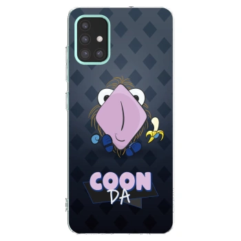 Picasee silikonový průhledný obal pro Samsung Galaxy M31s - COONDA chlupatka - tmavá