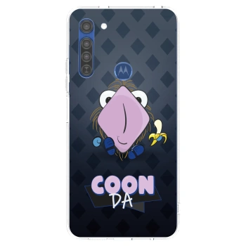 Obal pro Motorola Moto G8 - COONDA chlupatka - tmavá