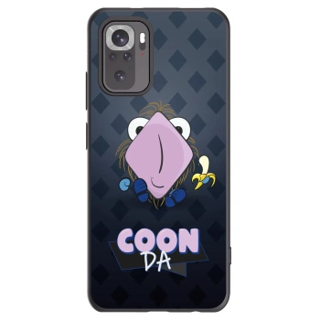 Picasee silikonový černý obal pro Xiaomi Redmi Note 10 - COONDA chlupatka - tmavá