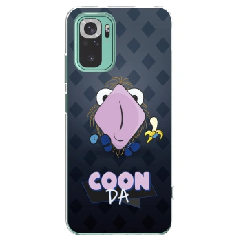 Picasee silikonový průhledný obal pro Xiaomi Redmi Note 10 Pro - COONDA chlupatka - tmavá