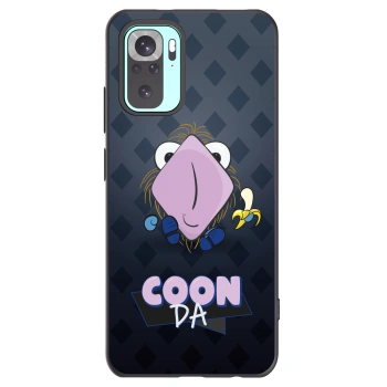 Picasee silikonový černý obal pro Xiaomi Redmi Note 10 Pro - COONDA chlupatka - tmavá