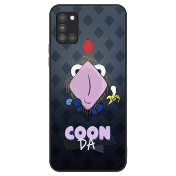 Obal pro Samsung Galaxy A21s - COONDA chlupatka - tmavá