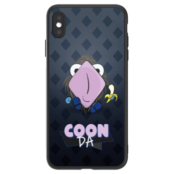 Picasee ULTIMATE CASE pro Apple iPhone XS Max - COONDA chlupatka - tmavá