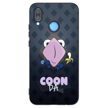 Picasee silikonový černý obal pro Huawei P20 Lite - COONDA chlupatka - tmavá