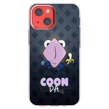 Picasee silikonový průhledný obal pro Apple iPhone 13 mini - COONDA chlupatka - tmavá