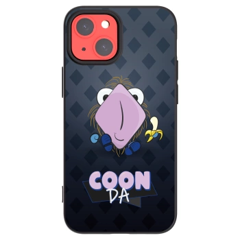 Picasee silikonový černý obal pro Apple iPhone 13 mini - COONDA chlupatka - tmavá