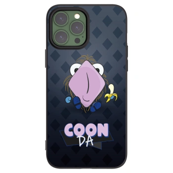 Picasee silikonový černý obal pro Apple iPhone 13 Pro Max - COONDA chlupatka - tmavá