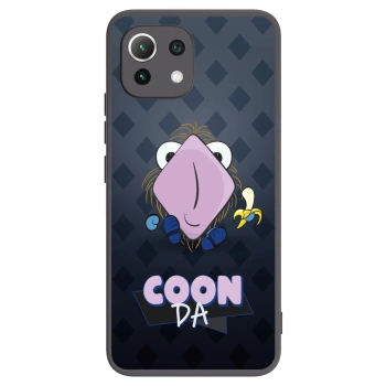 Picasee silikonový černý obal pro Xiaomi 11 Lite 5G NE - COONDA chlupatka - tmavá