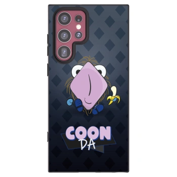 Picasee silikonový černý obal pro Samsung Galaxy S22 Ultra 5G - COONDA chlupatka - tmavá