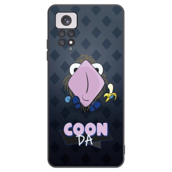 Picasee silikonový černý obal pro Xiaomi Redmi Note 11 - COONDA chlupatka - tmavá