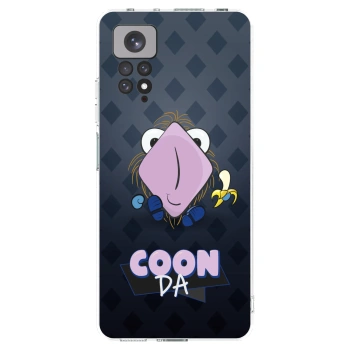Picasee silikonový průhledný obal pro Xiaomi Redmi Note 11 - COONDA chlupatka - tmavá