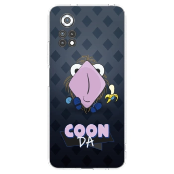 Picasee silikonový průhledný obal pro Xiaomi Poco X4 Pro 5G - COONDA chlupatka - tmavá