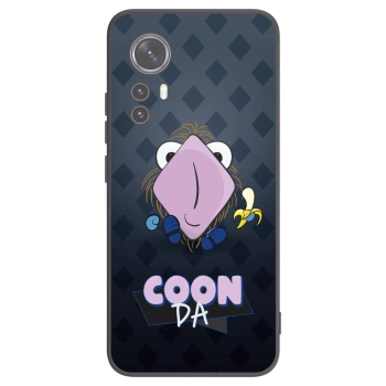 Picasee silikonový černý obal pro Xiaomi 12 - COONDA chlupatka - tmavá