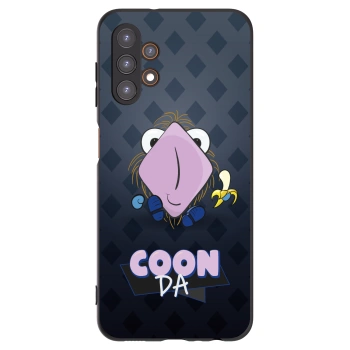 Picasee silikonový černý obal pro Samsung Galaxy A13 4G A135 - COONDA chlupatka - tmavá