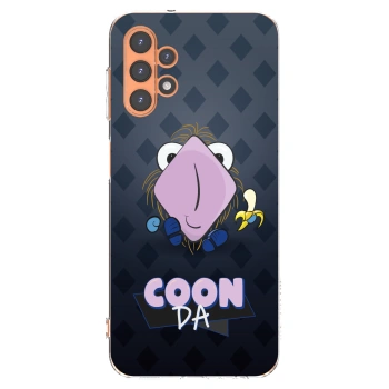 Picasee silikonový průhledný obal pro Samsung Galaxy A13 4G A135 - COONDA chlupatka - tmavá