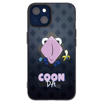 Picasee silikonový černý obal pro Apple iPhone 14 - COONDA chlupatka - tmavá