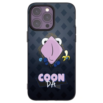 Picasee silikonový černý obal pro Apple iPhone 14 Pro Max - COONDA chlupatka - tmavá