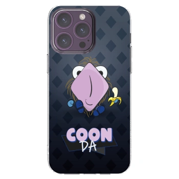 Picasee silikonový průhledný obal pro Apple iPhone 14 Pro Max - COONDA chlupatka - tmavá