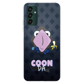 Picasee silikonový průhledný obal pro Samsung Galaxy M13 M135F - COONDA chlupatka - tmavá