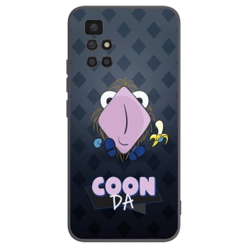 Picasee silikonový černý obal pro Xiaomi Redmi 10 (2022) - COONDA chlupatka - tmavá