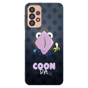 Picasee silikonový průhledný obal pro Samsung Galaxy A23 A236B 5G - COONDA chlupatka - tmavá