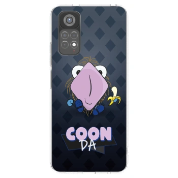 Picasee silikonový průhledný obal pro Xiaomi Redmi Note 11S 5G - COONDA chlupatka - tmavá