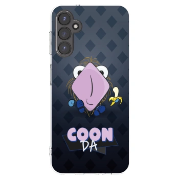 Picasee silikonový průhledný obal pro Samsung Galaxy A14 5G A146P - COONDA chlupatka - tmavá