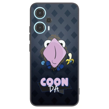 Picasee silikonový černý obal pro Xiaomi Poco F5 - COONDA chlupatka - tmavá