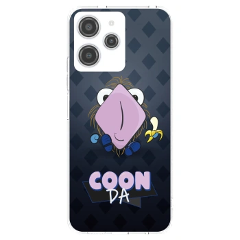 Picasee silikonový průhledný obal pro Xiaomi Redmi 12 4G - COONDA chlupatka - tmavá