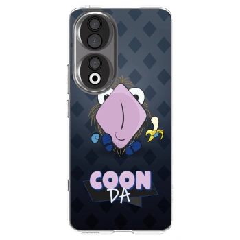 Picasee silikonový průhledný obal pro Honor 90 5G - COONDA chlupatka - tmavá