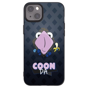 Picasee silikonový černý obal pro Apple iPhone 15 Plus - COONDA chlupatka - tmavá