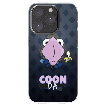 Picasee silikonový průhledný obal pro Apple iPhone 15 Pro - COONDA chlupatka - tmavá