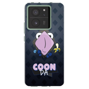 Picasee silikonový průhledný obal pro Xiaomi 13T - COONDA chlupatka - tmavá