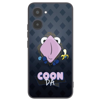 Picasee silikonový černý obal pro Realme 10 4G - COONDA chlupatka - tmavá