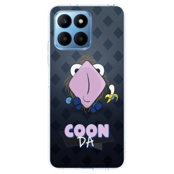 Picasee silikonový průhledný obal pro Honor 70 Lite - COONDA chlupatka - tmavá