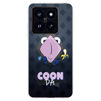 Picasee silikonový průhledný obal pro Xiaomi 14 Pro - COONDA chlupatka - tmavá