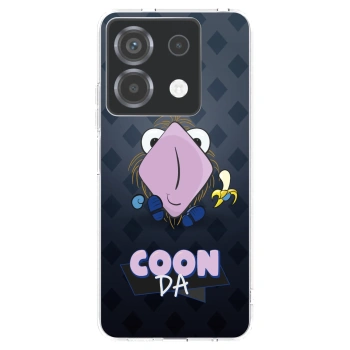 Picasee silikonový průhledný obal pro Xiaomi Poco X6 - COONDA chlupatka - tmavá