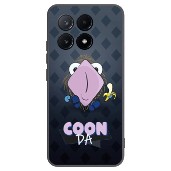 Picasee silikonový černý obal pro Xiaomi Poco X6 Pro - COONDA chlupatka - tmavá