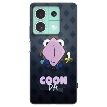 Picasee silikonový černý obal pro Xiaomi Redmi Note 13 5G - COONDA chlupatka - tmavá