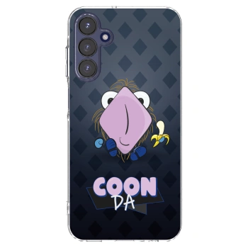 Picasee silikonový průhledný obal pro Samsung Galaxy A15 A155F 4G - COONDA chlupatka - tmavá