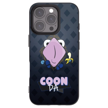 Picasee silikonový černý obal pro Apple iPhone 16 Pro - COONDA chlupatka - tmavá