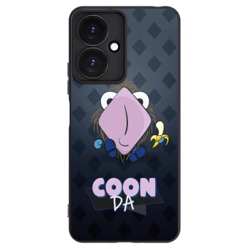 Picasee silikonový černý obal pro Xiaomi Redmi 13C 5G - COONDA chlupatka - tmavá