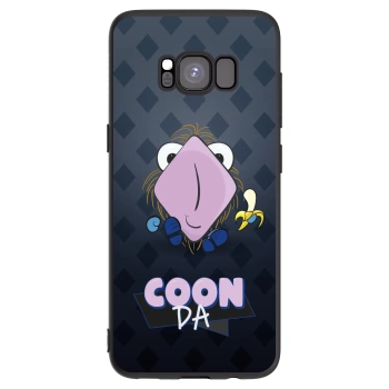 Picasee silikonový černý obal pro Samsung Galaxy S8 G950F - COONDA chlupatka - tmavá