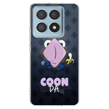 Picasee silikonový průhledný obal pro Xiaomi 14T Pro - COONDA chlupatka - tmavá