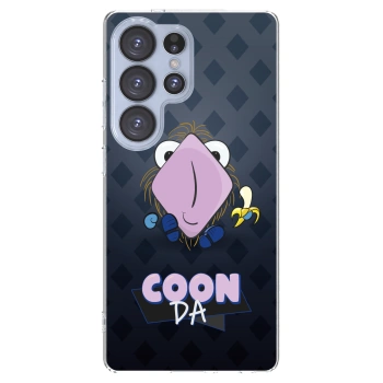 Picasee silikonový průhledný obal pro Samsung Galaxy S25 Ultra 5G - COONDA chlupatka - tmavá