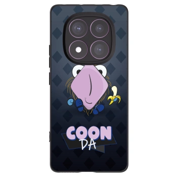 Picasee silikonový černý obal pro Xiaomi Redmi Note 14 Pro 4G - COONDA chlupatka - tmavá